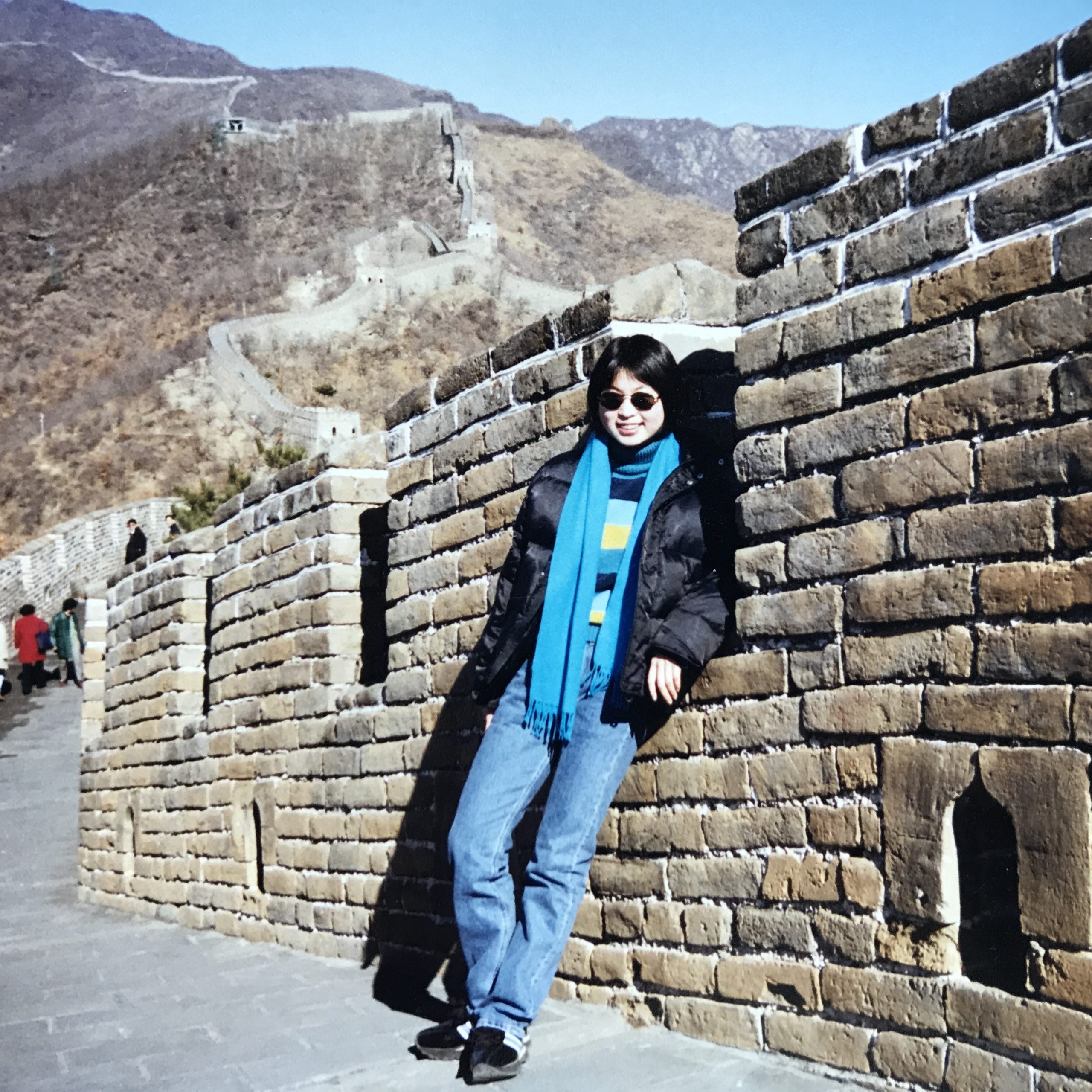 Kathy in the Great Wall, China