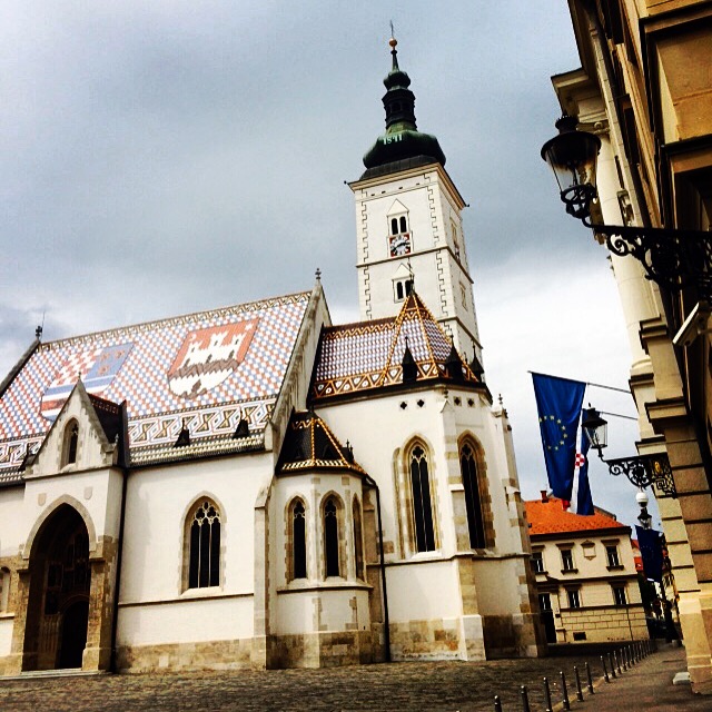 The Church of St. Mark, Zagreb, Croatia