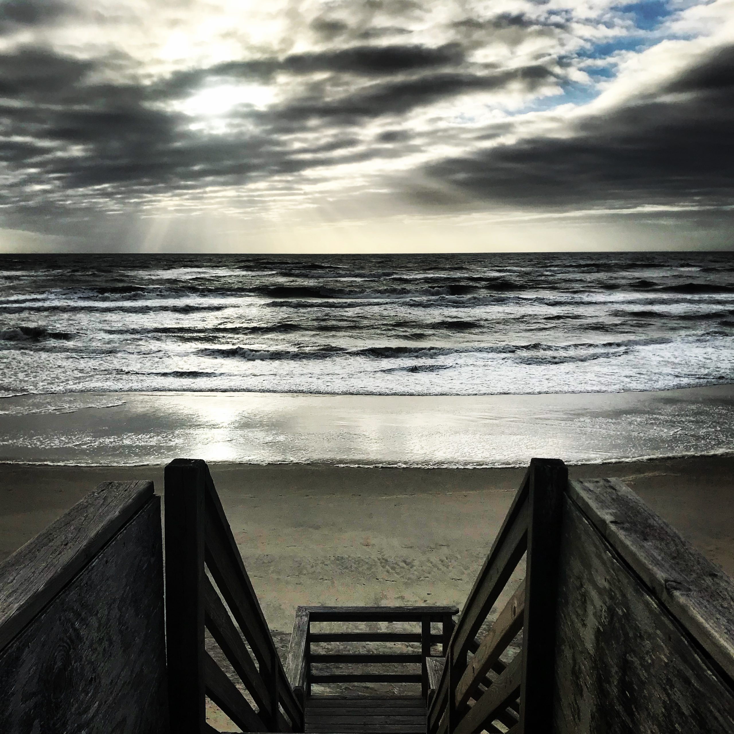 The wood walkway leading to the beach, Outer Banks, North Carolina, the United States The wood walkway leading to the beach, Outer Banks, North Carolina, the United States