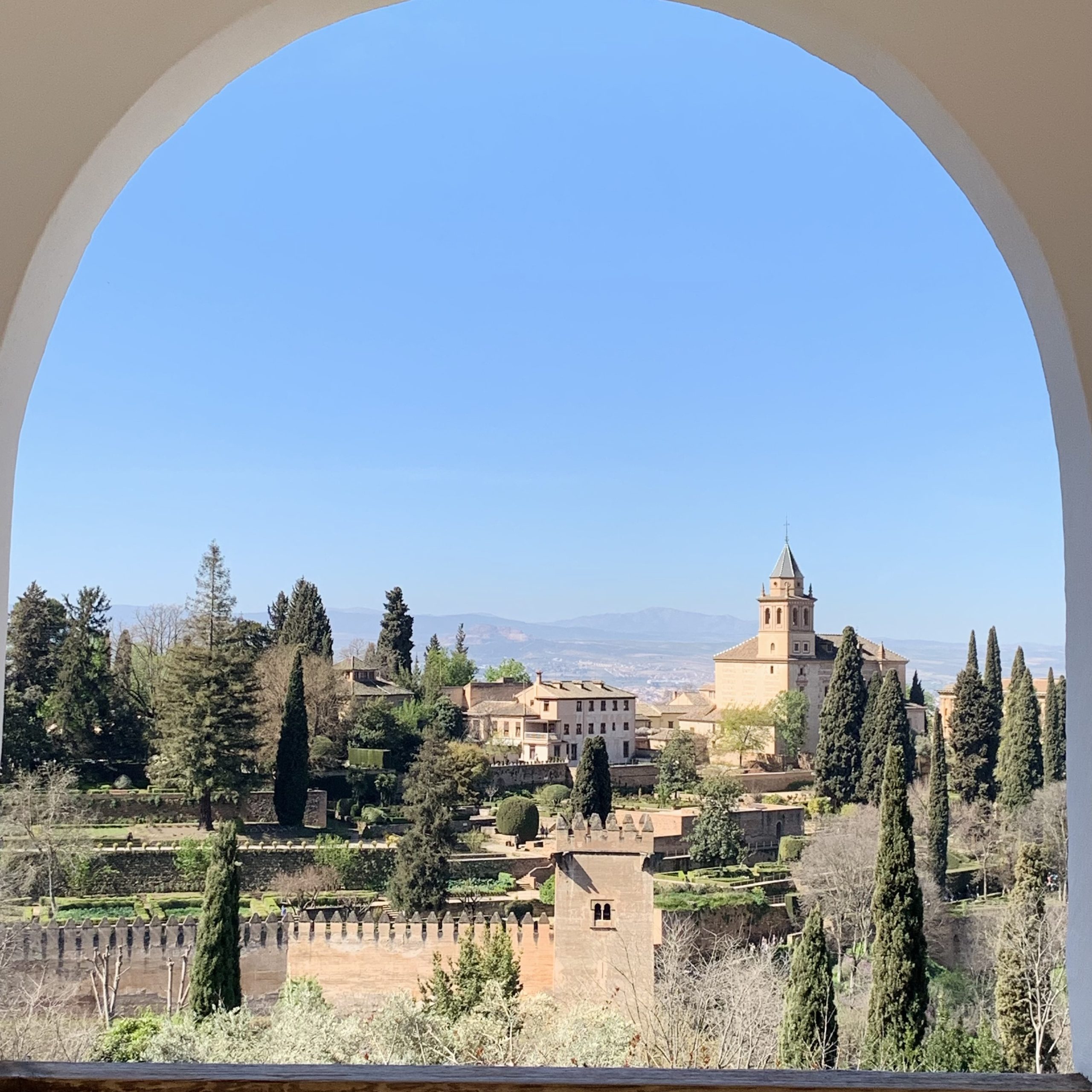 View of Granada from the Alhambra Palace, Granada, Spain