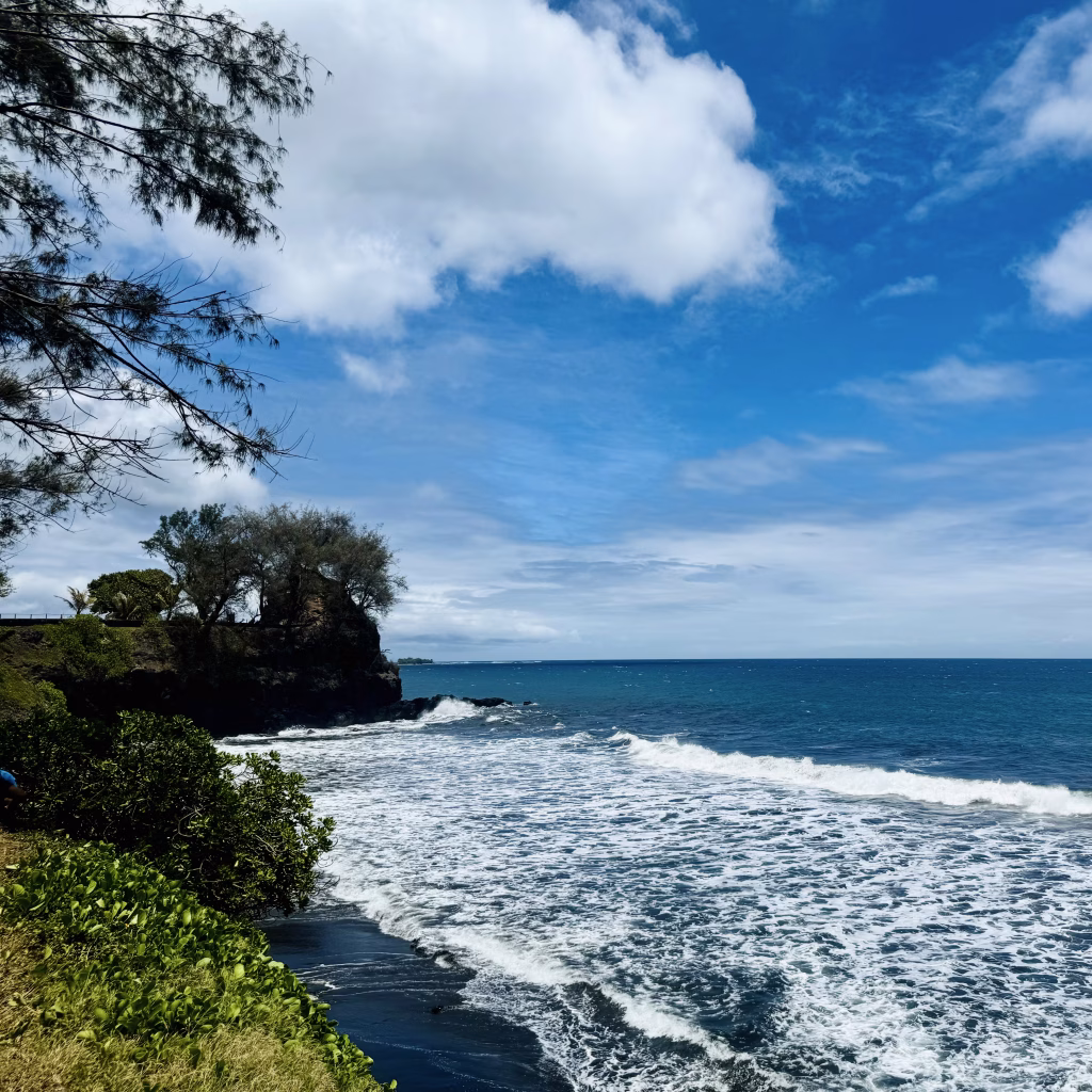 Beach near Arahoho Blowhole, Tahiti