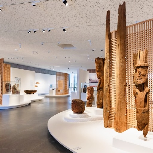 The interior of Museum of Tahiti and Her Islands, Tahiti