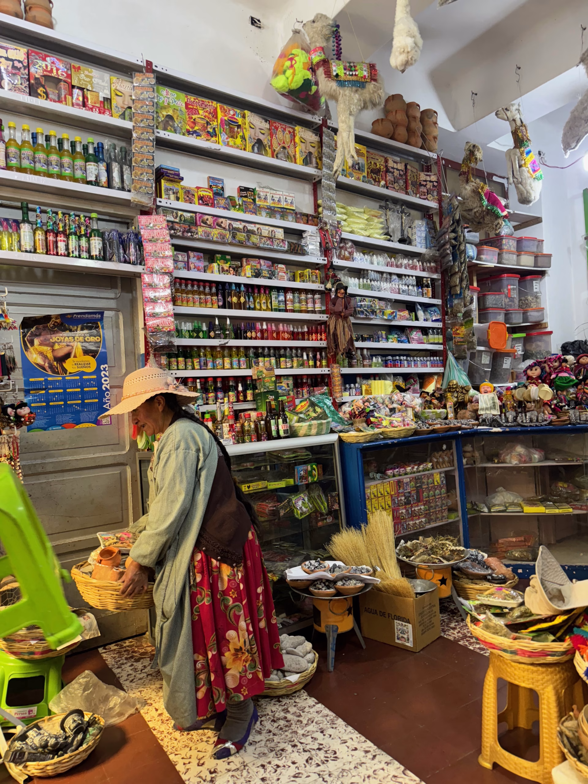 The Witches’ Market (Mercado de las Brujas) in La Paz, Bolivia